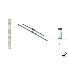 Genuine Window Windscreen Wiper Blade Set 2 Pieces 61 61 7 469 820