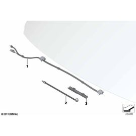 Замена цепи форсунки стеклоомывателя для BMW 3 Series F30, оригинальная запчасть 61 66 7 276 500, BMW Original.