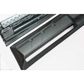 Carbon spoiler with LED for Mercedes G-Class W461 W463 G55 G65 G63, aerodynamics, installation, energy-saving LEDs, fast delivery, original.