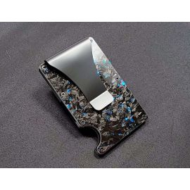 CD Blau Forged Carbon Kartenhalter