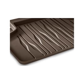 All-weather mats Dynamic Lines, rear, 2-piece, EQE, balao brown, A29568023038W57