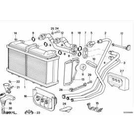 Genuine Air Con Conditioning AC Heater Radiator Pipe Line Hose 64 11 1 378 204