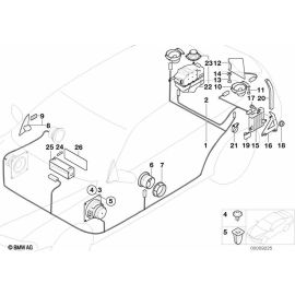Genuine Radio Head Unit Panel Trim Cover Replacement Spare 65 11 1 384 855