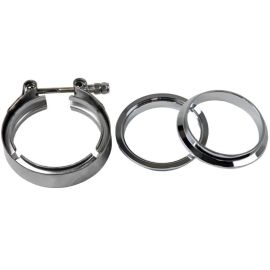 Granatelli 3.0in Mating Male to Female Flanges w/V-Band Clamp