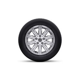 10-spoke wheel, 40.6 cm (16 inch), T-Class/ Citan/eCitan, 205/60 R16/, vanadium silver, A42040106007X45