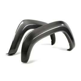 CARBON FIBER FRONT FENDER FLARES FOR 2016-2021 TOYOTA TACOMA