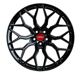 Vossen HF-2 24x10 / 5x120 / ET32 / Deep Face / 72.56 - Gloss Black Wheel
