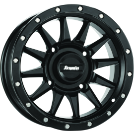 DragonFire Racing Echo Wheel 15X7 4/156 5+2 +10 Machined Black