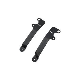 LP Aventure 18-19 Subaru Crosstrek Hood Light Brackets - Powder Coated (Pair)