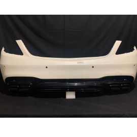 Mercedes Benz S63 AMG W222 Rear Bumper With Black Tips