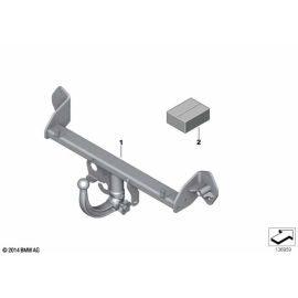 Гenuine Тяговый Крюк BMW 71 60 6 876 028 Съемный, Автозапчасть для 5 Серии F10, Оригинал от BMW