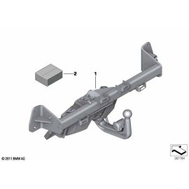 Genuine Trailer Tow Towing Hitch Electric Swivelling Pivoted 71 60 6 883 983
