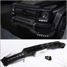 Углеволоконный спойлер Mercedes G-Class W463 W461 G55 G65 G63 G500 с LED, новый, Brabus стиль.