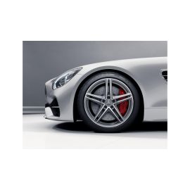Original Mercedes-Benz AMG Alufelge 9 J x 19 ET 61 titangrau glanzgedreht AMG GT 190 Vorderachse A19040118007X21