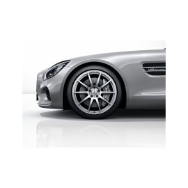 Original Mercedes-Benz AMG Alufelge Schmiederad 9 J x 19 ET 58 vanadiumsilber glanzgedreht AMG GT 190 Vorderachse A19040111007X45