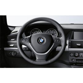 Genuine Steering Wheel Cover Leather Black 32 30 6 796 758