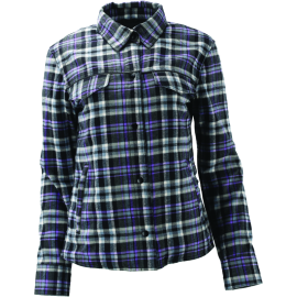 River Road Cameo Flannel Moto Shirt Womens - XL