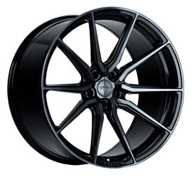 Vossen HF-3 20x9 / 5x120 / ET35 / Flat Face / 72.56 - Double Tinted - Gloss Black Wheel