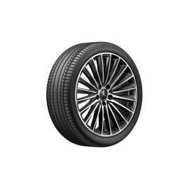 AMG multi-spoke wheel, 48.3 cm (19-inch), high-sheen, C-Class, 255/35 R19/, black, A20640120007X23