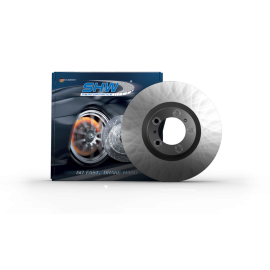 SHW 05-09 Volkswagen Touareg 3.2L/4.2L w/330mm Rotors Rear Smooth Monobloc Brake Rotor (7L8615601G)