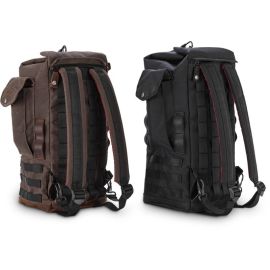 Burly Brand Voyager Sissy Bar Backpack - Dark Oak
