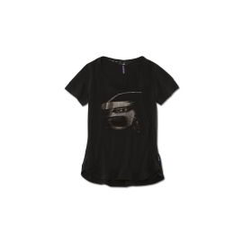 Genuine Womens Ladies M Collection Short Sleeves Graphic T Shirt Top Black