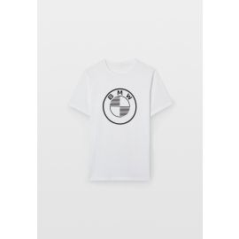 Echtes BMW T-Shirt Herren Kurzarm Schwarz mit Logo