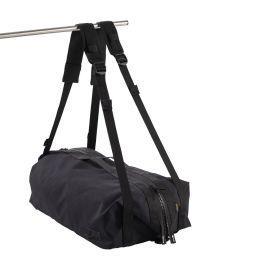 Genuine M Cargo Bag Black Nylon Duffle Gym Cabin Hand Luggage 80 22 5 B38 DA3