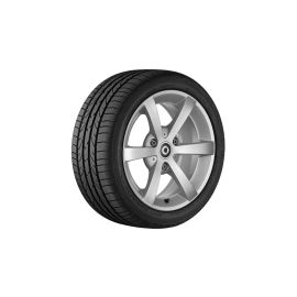 6-spoke alloy wheel, Design 3, 38.1 cm (15-inch), smart, 175/55 R15/, titanium silver, A4514010302CA4L