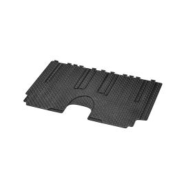 All-weather mats, passenger compartment, 1-piece, guest compartment I, for double and single rail, Viano/Vito/eVito, black, B66560105