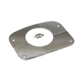 Kentrol 76-86 Jeep CJ Column Cover - Polished Silver