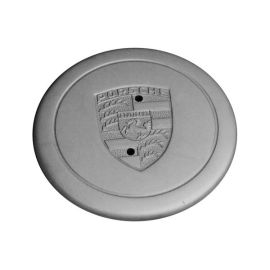 Porsche (up to 1989) - Wheel Centre Cap - Plain Crest [silver]