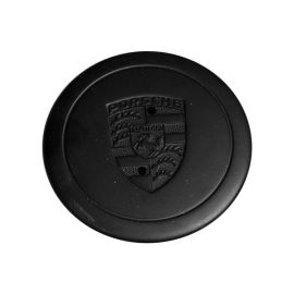 Porsche (up to 1989) - Wheel Centre Cap - Plain Crest [black]
