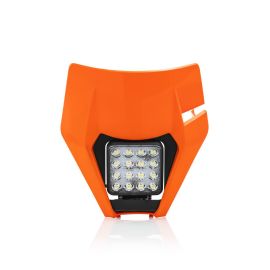 Acerbis 17-19 KTM EXC-F250-500/ XC-W150-300/ XC-W250/300tpi Headlight- VSL - 16 Orange