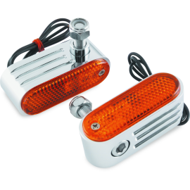 BikeMaster Маркерные/Боковые Фары 5/16 дюйма Один Светодиод Amber