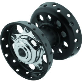 Bikers Choice 36-66 Big Twin Black Star Hub With Cone Style Bearing
