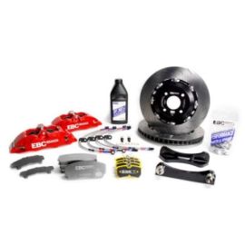 EBC Racing Комплект передних тормозов Big Brake Kit для BMW M3 F80/F82/F87 3.0T, 380мм диски, красные суппорты, надежность и контроль.