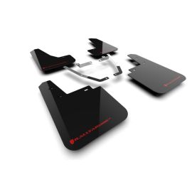 Rally Armor - 2024 Subaru Crosstrek (Wilderness Only) Black UR Mud Flap W/Red Logo - No Drilling Req