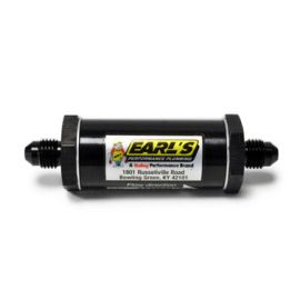 Earls -4AN In-Line Oil Filter