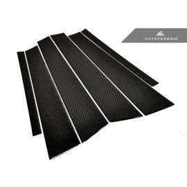 AutoTecknic Carbon Fiber B & C Pillar Covers - BMW F30 3-Series Sedan