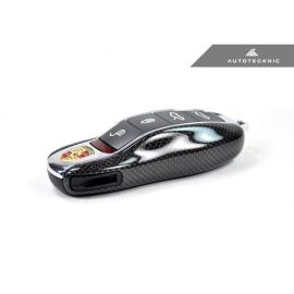 AutoTecknic Replacement Carbon Fiber Key Cover - Porsche