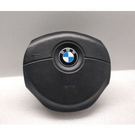 2000 BMW E39 E38 STEERING WHEEL AIRBAG DRIVER BLACK 1998-2000