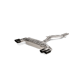 Akrapovi? Porsche 536 Cayenne S Slip-On Line Titanium Exhaust System (Cayenne S & Cayenne S Coupe)