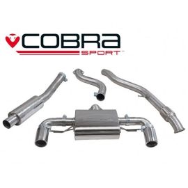 Cobra Sport Cat Back Exhaust for BMW M135i 3 & 5 Door (F20 & F21) 2012+ Resonated (BM75)