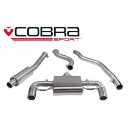 Cobra Sport Cat Back Exhaust for BMW M140i 3 & 5 Doors (F20 & F21) 2015+ Auto Resonated (BM91)