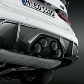 Genuine BMW M Performance Carbon Fibre Trio Exhaust Diffuser for BMW M3 G80 M4 G82
