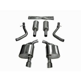 Corsa Performance Dual Rear Exit Catback Exhaust System - 4.5 Inch Tips - Xtreme Sound Level