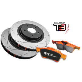 DBA Brake Discs + Pads Set Front for Audi S3/Seat Leon/Skoda Octavia/VW Golf 7 (DBA42830S-8849XP)