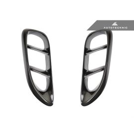 AutoTecknic Dry Carbon Side Vent Covers - Porsche 718 Cayman | Boxster