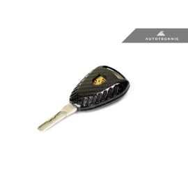 AutoTecknic Replacement Carbon Fiber Key Cover - Porsche 997.2 911 Models & 987 Cayman & Boxster